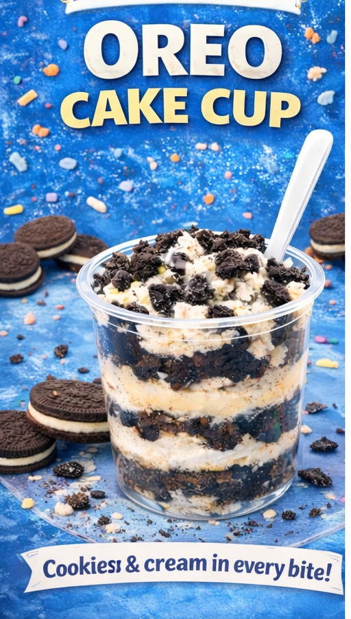 Oreo Cake Cup 🍪